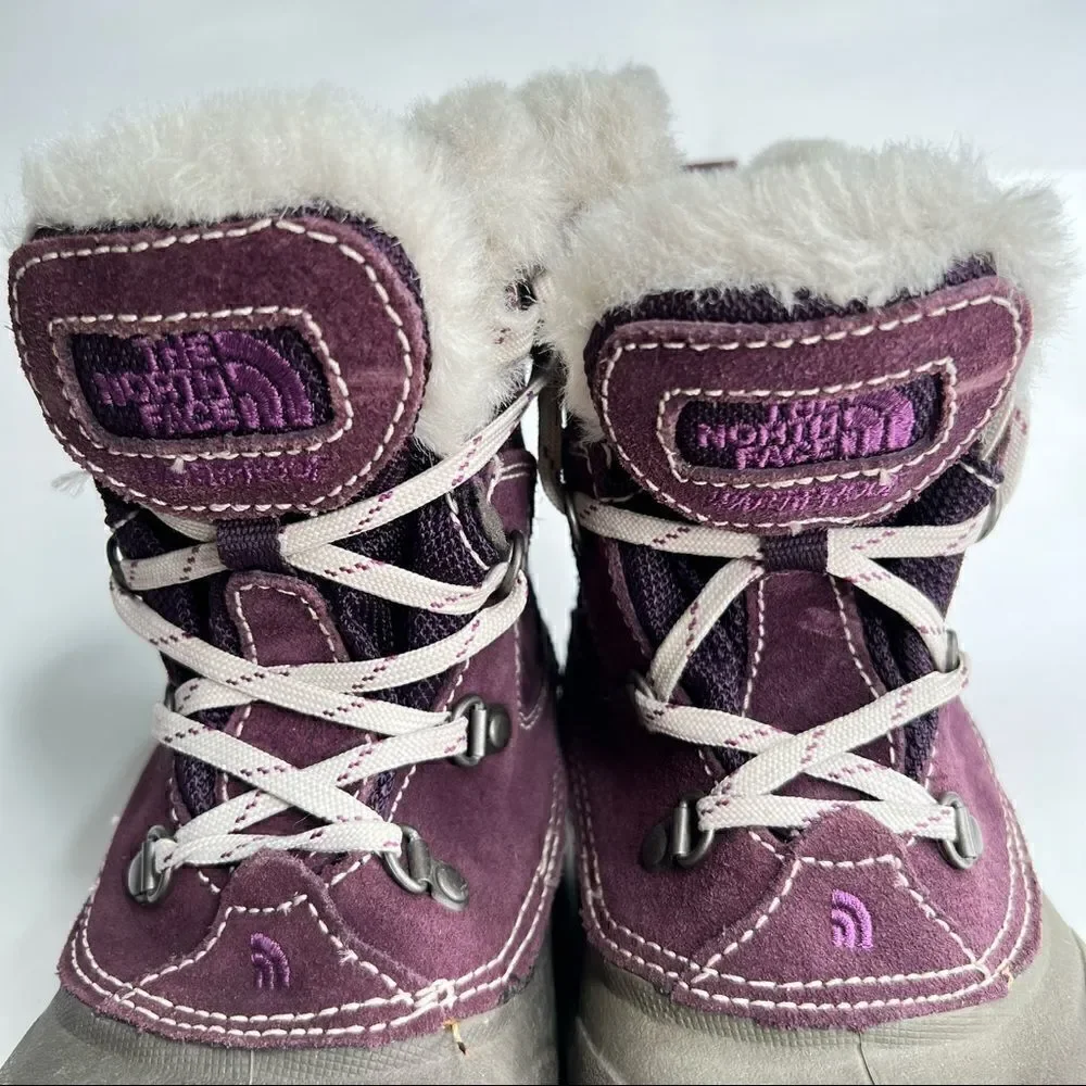 The North Face McMurdo Winter Boots in gray and purple Size 6
